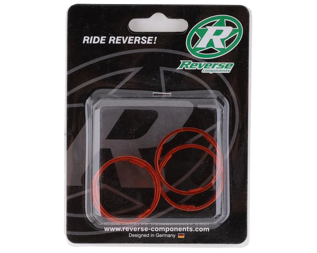 Reverse Components Ultralight Headset Spacer Set (Orange) (4) - view 2